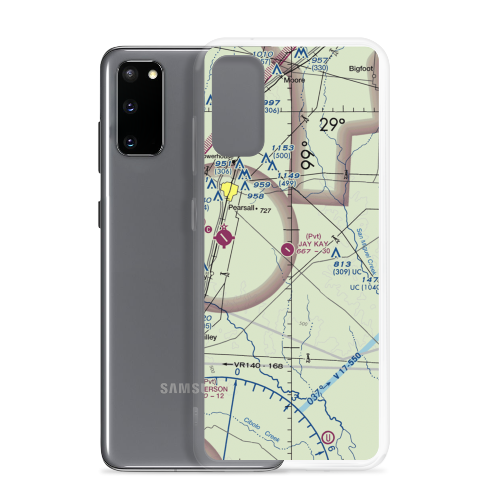 Jay Kay Ranch Airport (XS40) VFR Sectional Samsung Case Samsung Galaxy S20 model shown