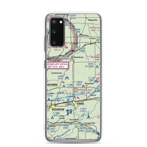 Jay Schertz Farm Airport (IS00) VFR Sectional Samsung Case