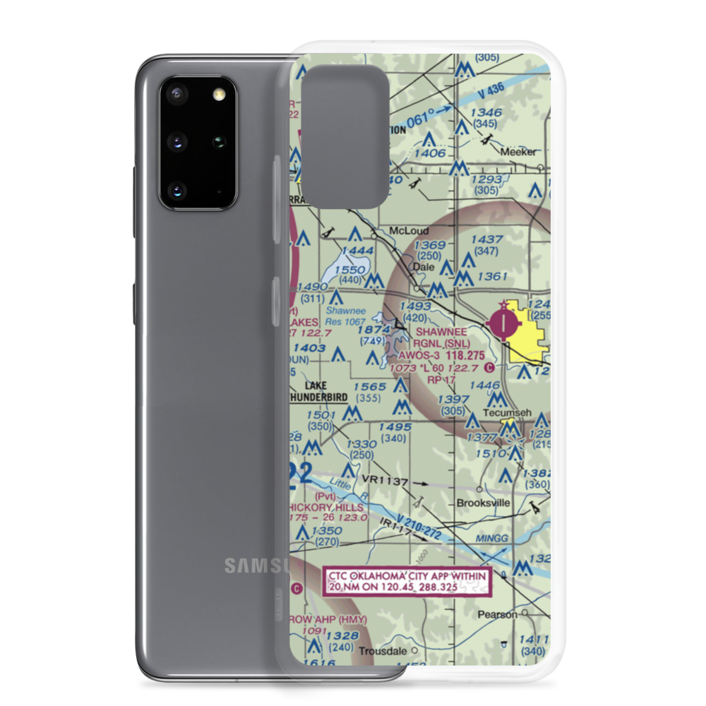 Jazz Ranch Airport (3OK9) VFR Sectional Samsung Case Samsung Galaxy S20 Plus model shown