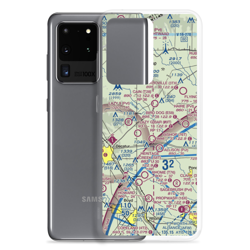Jbj Ranch Airport (XA98) VFR Sectional Samsung Case Samsung Galaxy S20 Ultra model shown