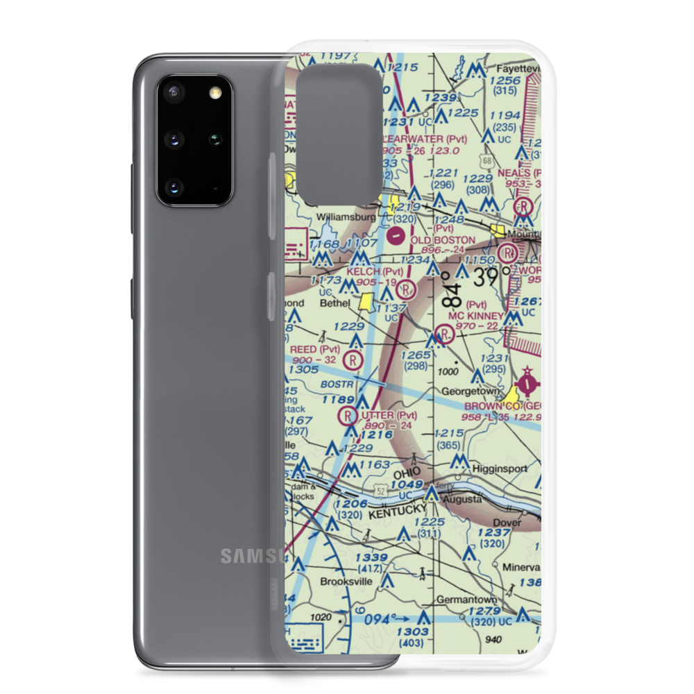 Jbr Airport (2OH7) VFR Sectional Samsung Case Samsung Galaxy S20 Plus model shown
