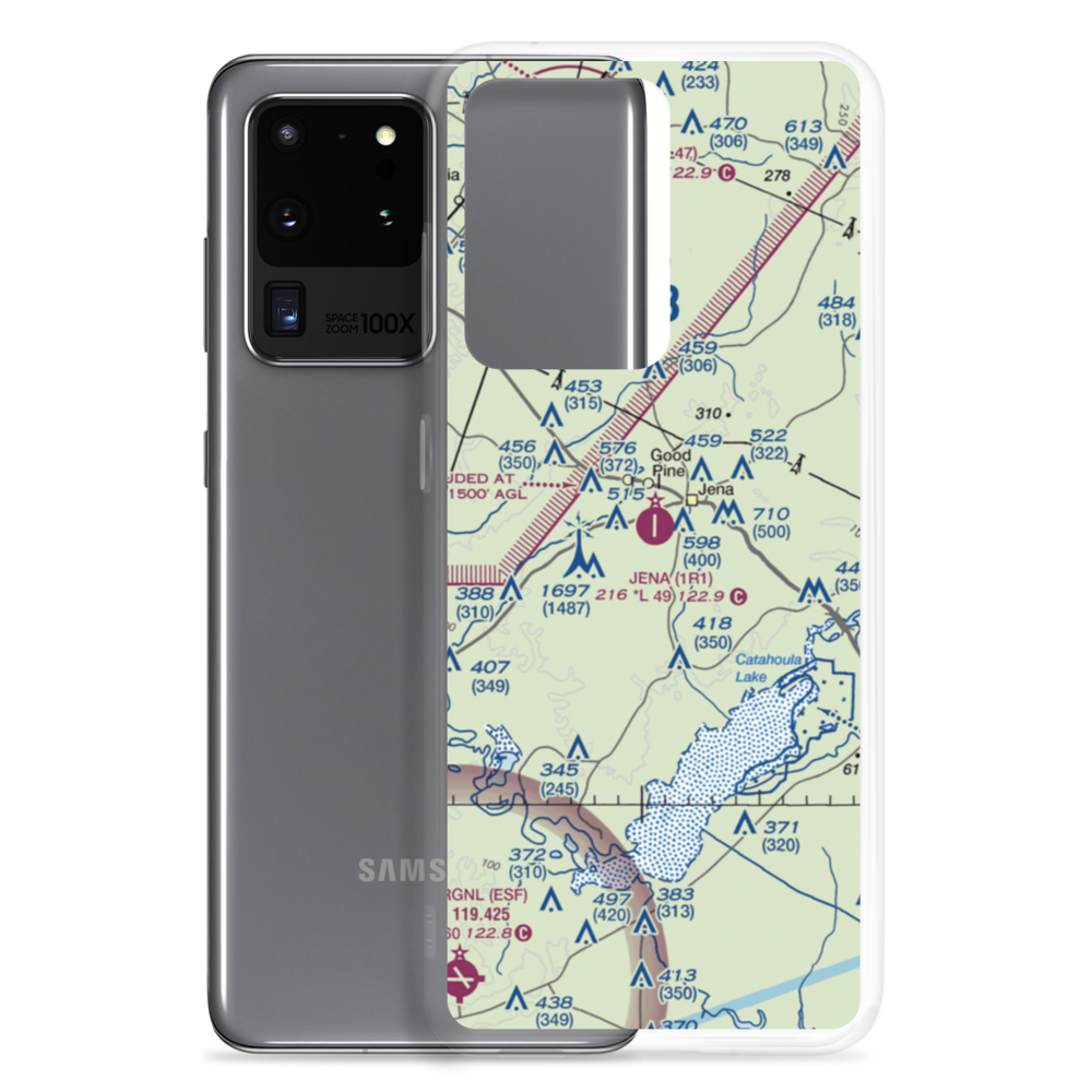 Jena Airport (1R1) VFR Sectional Samsung Case Samsung Galaxy S20 Ultra model shown