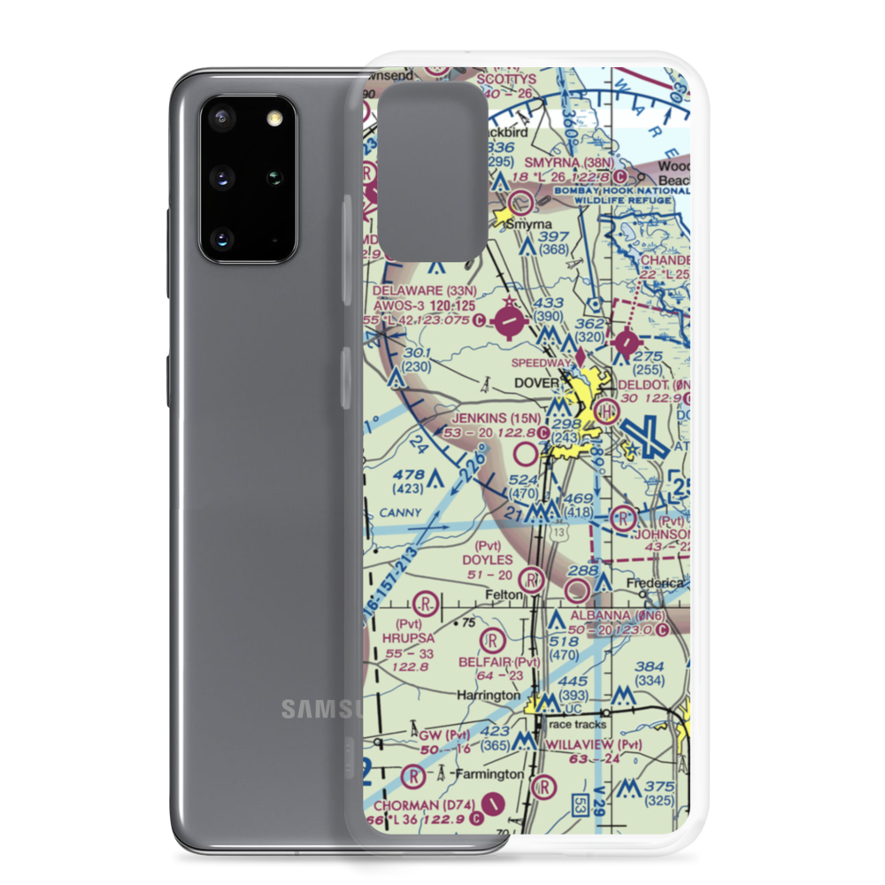 Jenkins Airport (15N) VFR Sectional Samsung Case Samsung Galaxy S20 Plus model shown