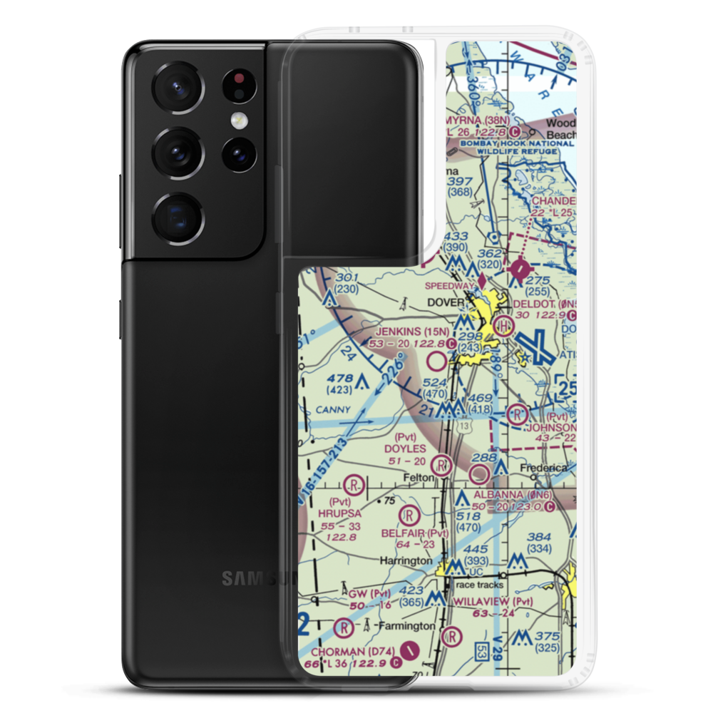 Jenkins Airport (15N) VFR Sectional Samsung Case Samsung Galaxy S21 Ultra model shown