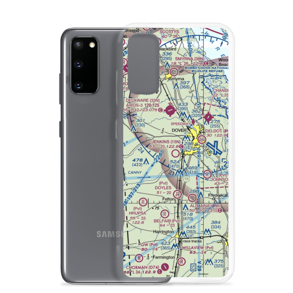Jenkins Airport (15N) VFR Sectional Samsung Case Samsung Galaxy S20 model shown