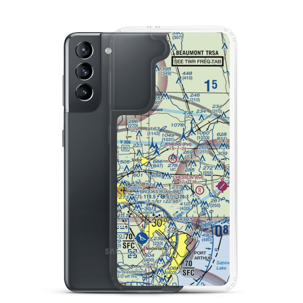 Jenkins Airport (3XS4) VFR Sectional Samsung Case Samsung Galaxy S21 model shown