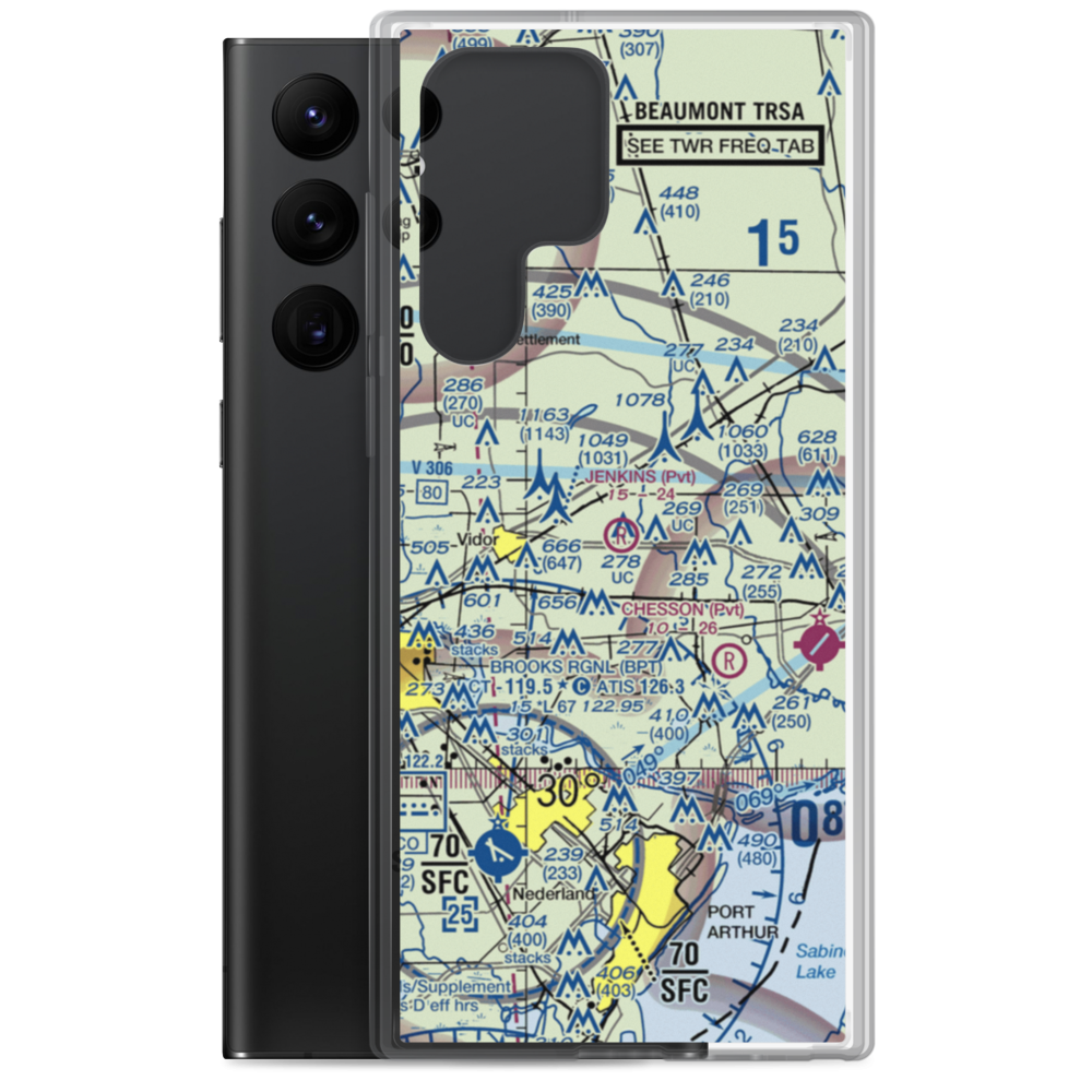 Jenkins Airport (3XS4) VFR Sectional Samsung Case Samsung Galaxy S22 Ultra model shown