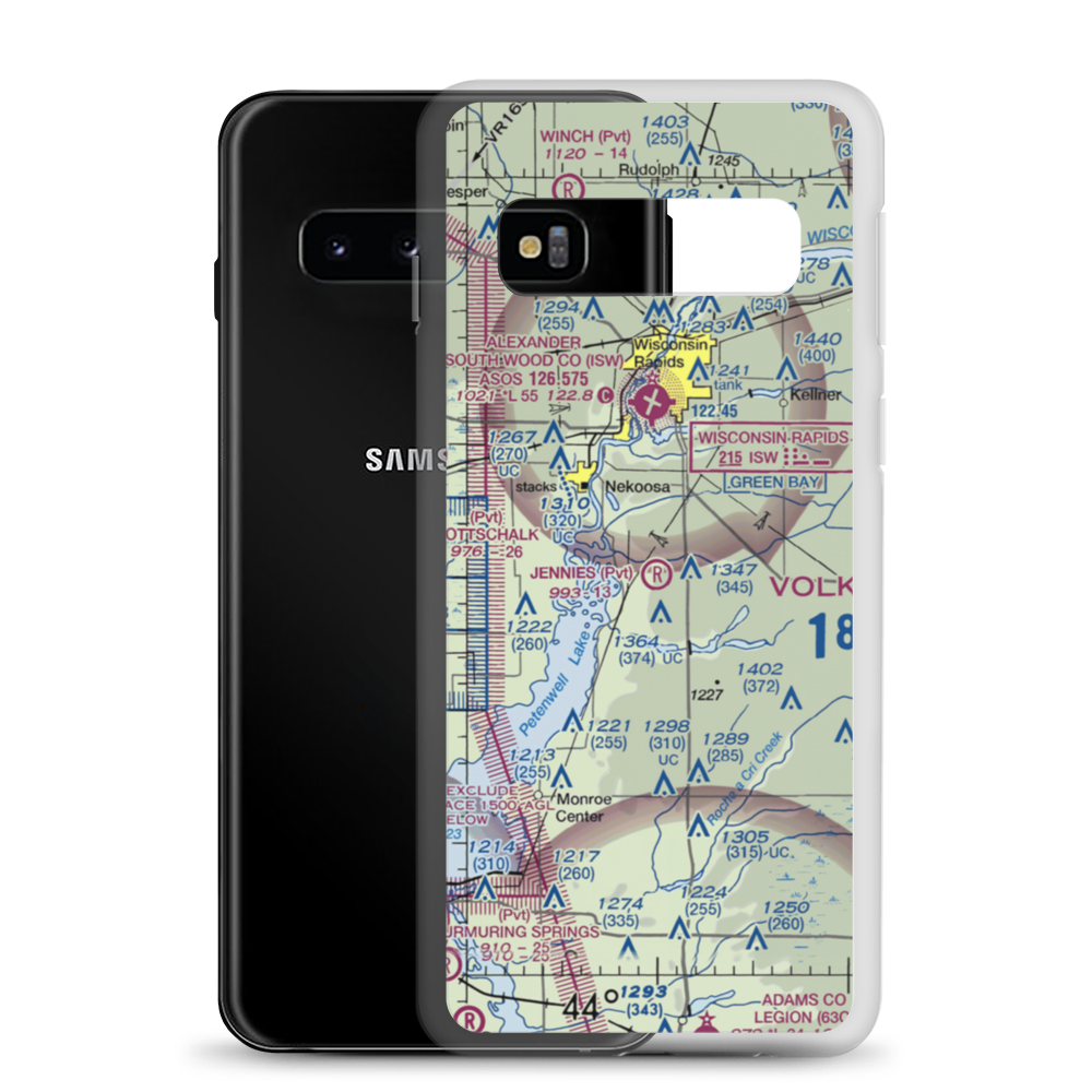 Jennie'S Field (WI13) VFR Sectional Samsung Case Samsung Galaxy S10 model shown