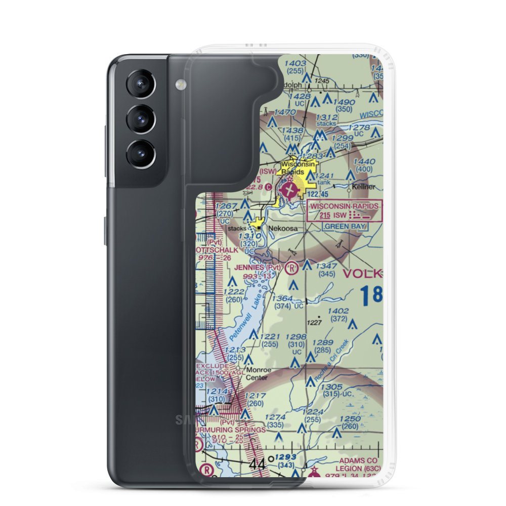 Jennie'S Field (WI13) VFR Sectional Samsung Case Samsung Galaxy S21 model shown