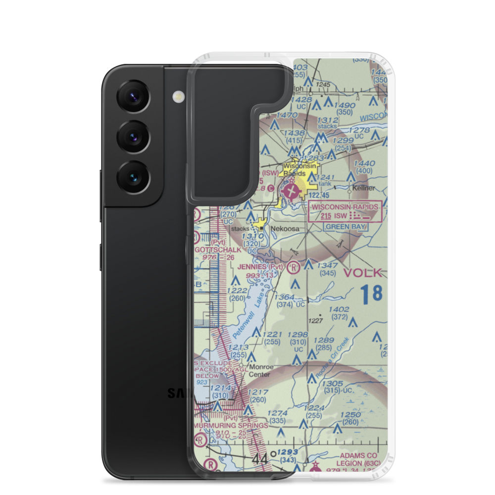 Jennie'S Field (WI13) VFR Sectional Samsung Case Samsung Galaxy S22 model shown
