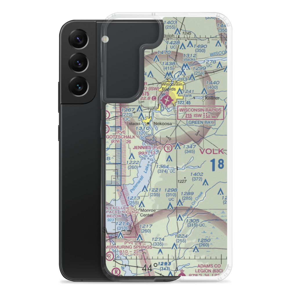 Jennie'S Field (WI13) VFR Sectional Samsung Case Samsung Galaxy S22 Plus model shown