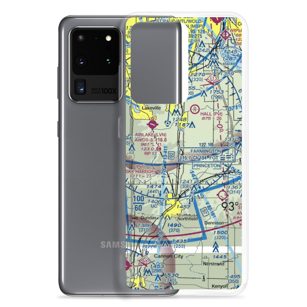 Jennrich Field (MN45) VFR Sectional Samsung Case Samsung Galaxy S20 Ultra model shown