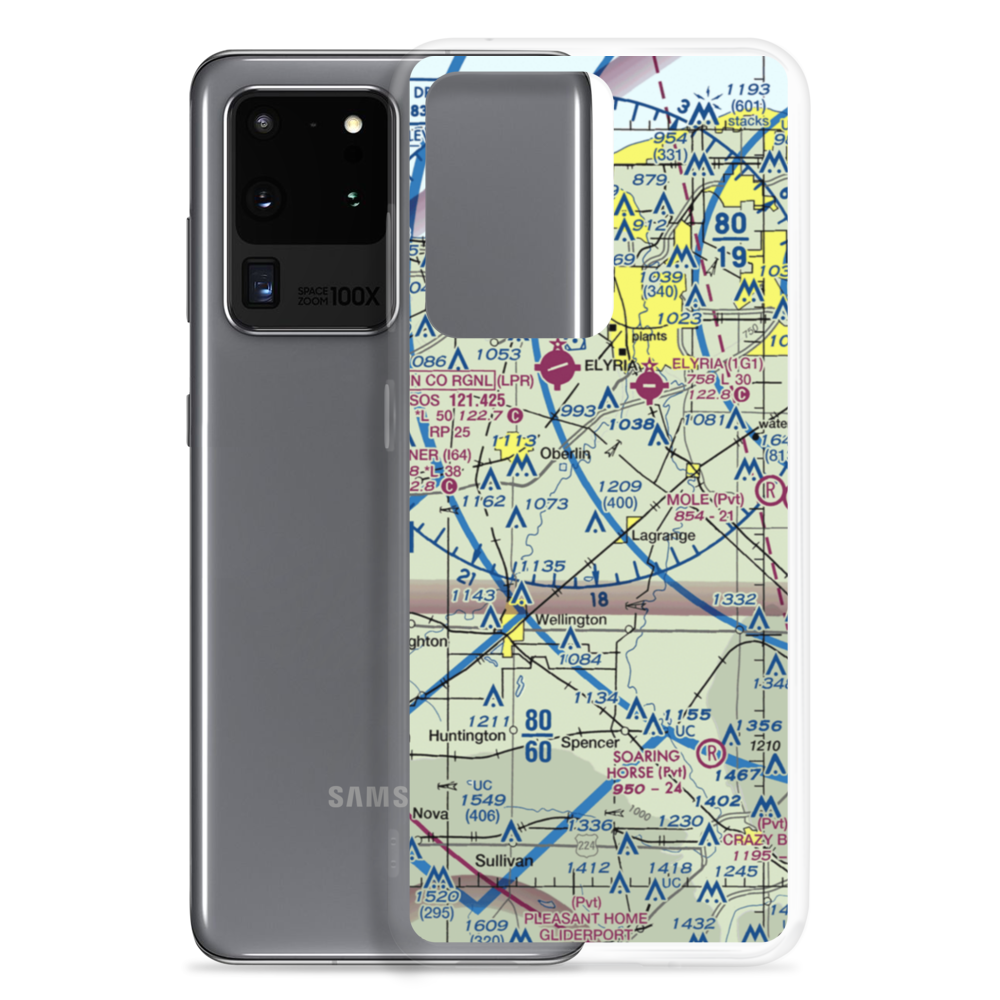 Jer-Mar Airpark (18OH) VFR Sectional Samsung Case Samsung Galaxy S20 Ultra model shown