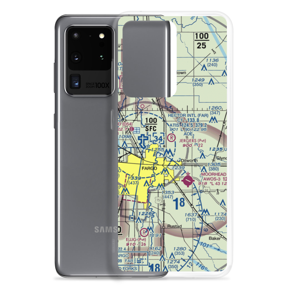 Jerger's Field (MN77) VFR Sectional Samsung Case Samsung Galaxy S20 Ultra model shown