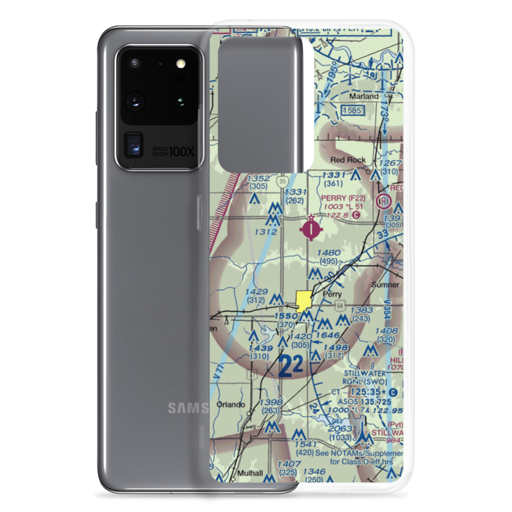 Jerome Airport (US-0115) VFR Sectional Samsung Case Samsung Galaxy S20 Ultra model shown