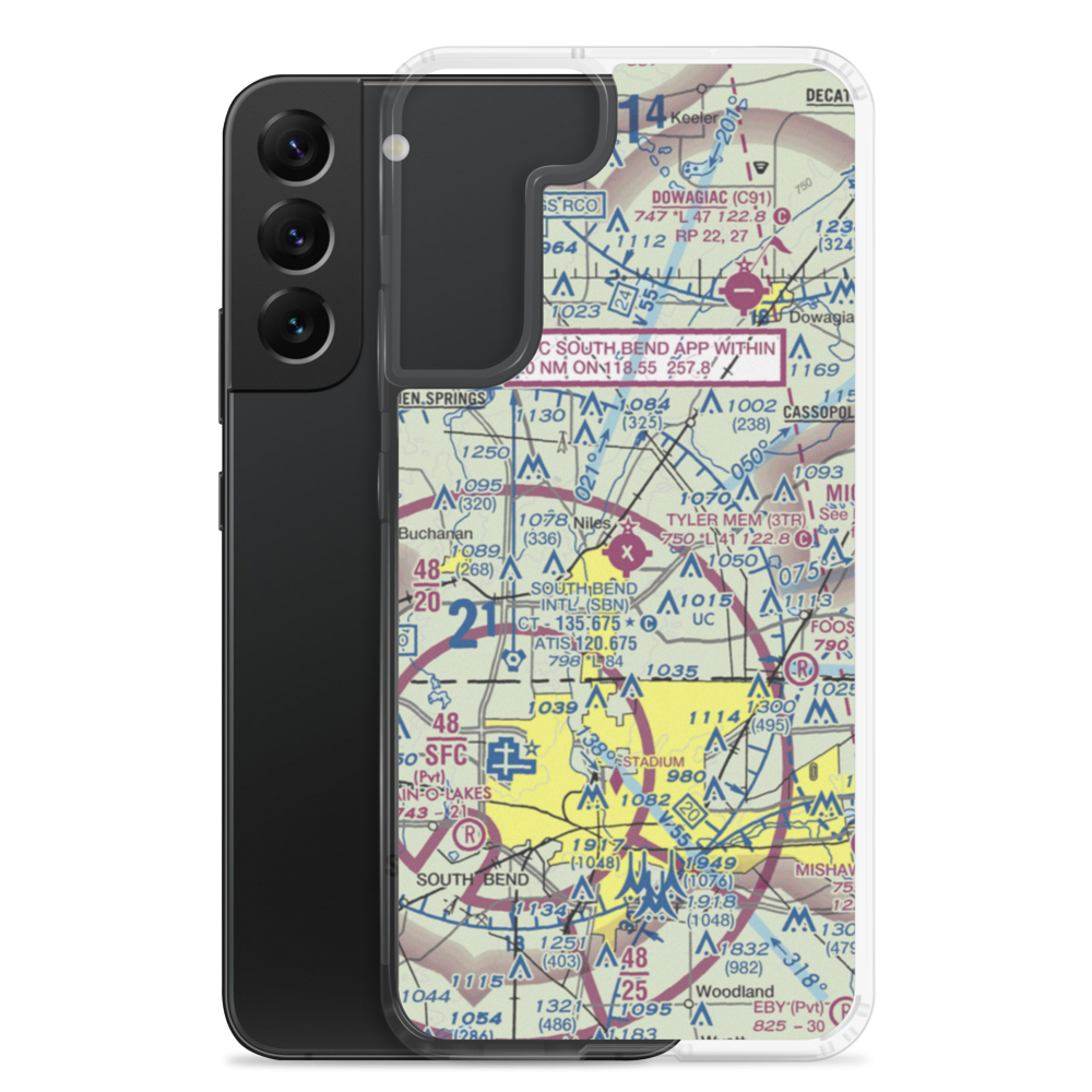Jerry Tyler Memorial Airport (3TR) VFR Sectional Samsung Case Samsung Galaxy S22 Plus model shown