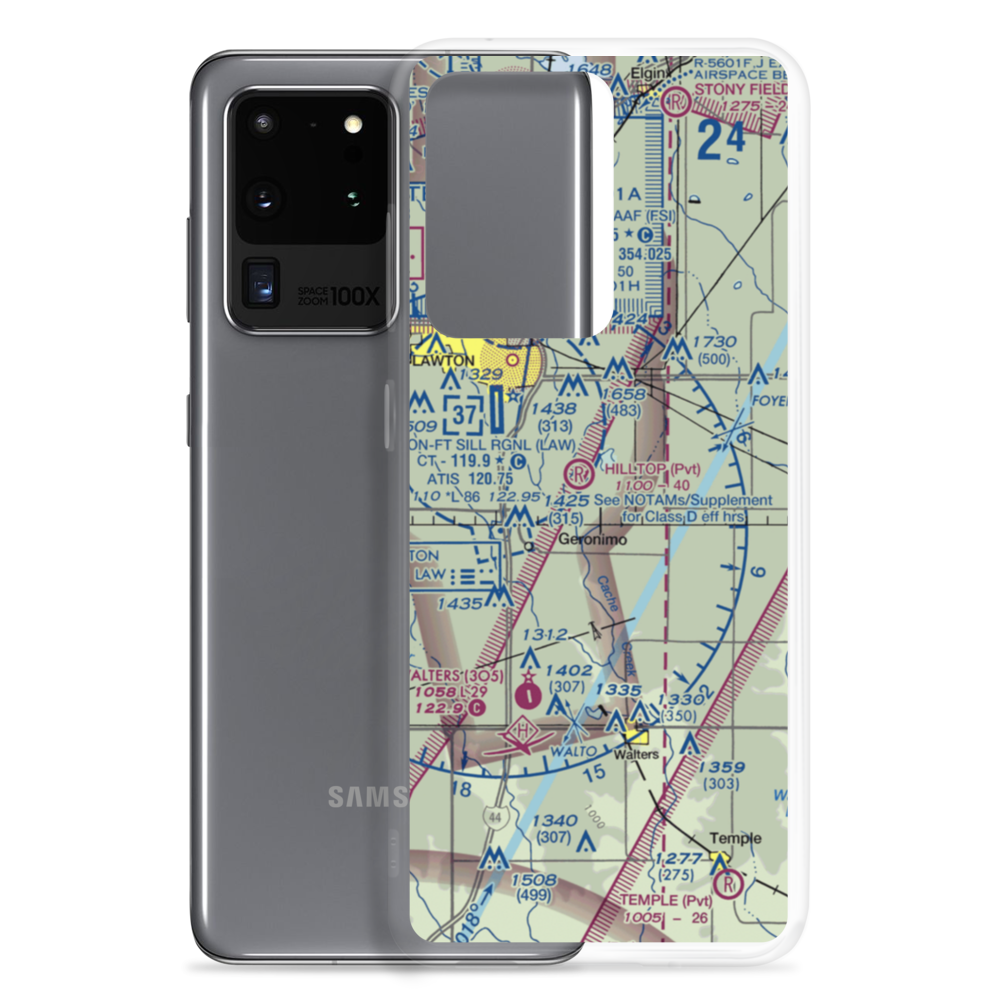 Jerry-Wright Airfield (4OL3) VFR Sectional Samsung Case Samsung Galaxy S20 Ultra model shown