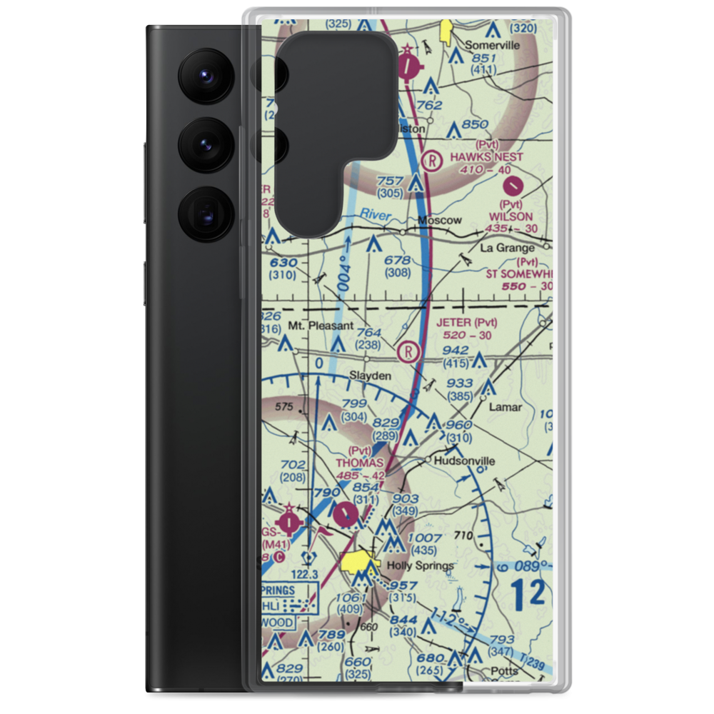 Jeter Field (4MS3) VFR Sectional Samsung Case Samsung Galaxy S22 Ultra model shown