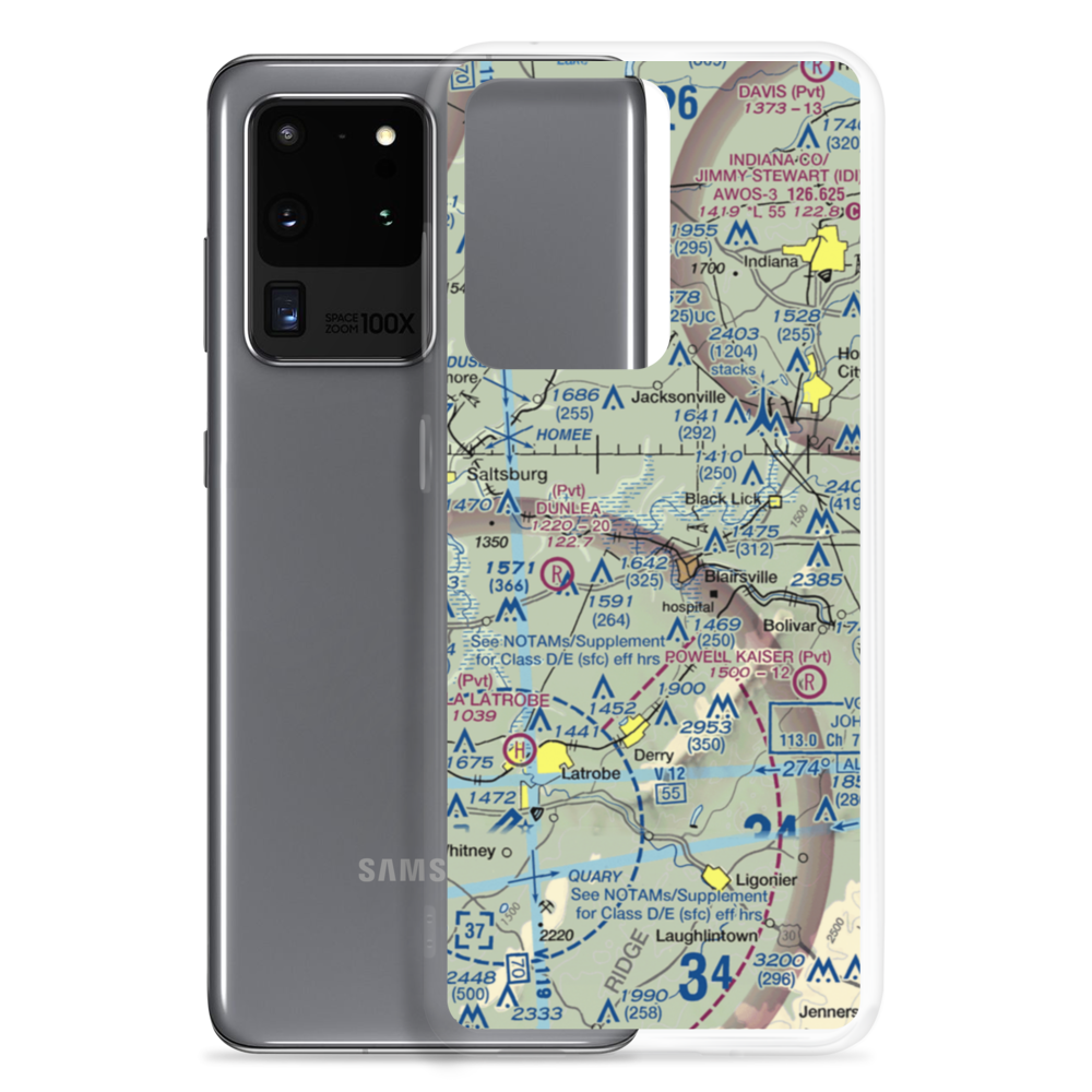 Jim Shearer South Airport (BSI) VFR Sectional Samsung Case Samsung Galaxy S20 Ultra model shown