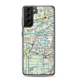 Jim Wehrli Memorial Airport (34IS) VFR Sectional Samsung Case