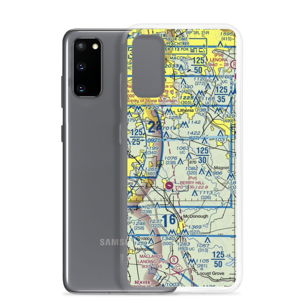 Jim's Private Airport (US-0086) VFR Sectional Samsung Case Samsung Galaxy S20 model shown