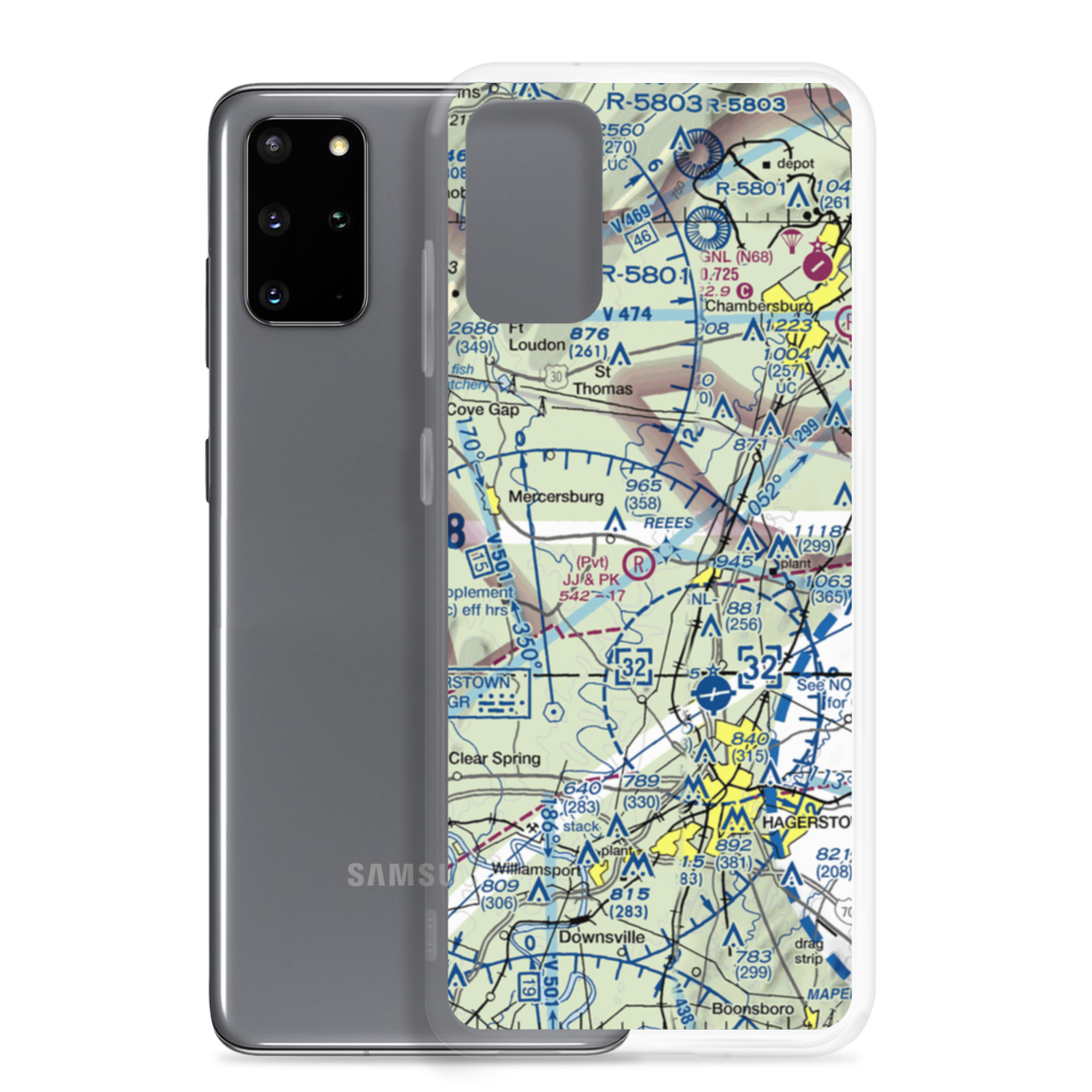 JJ & PK Airport (PA08) VFR Sectional Samsung Case Samsung Galaxy S20 Plus model shown