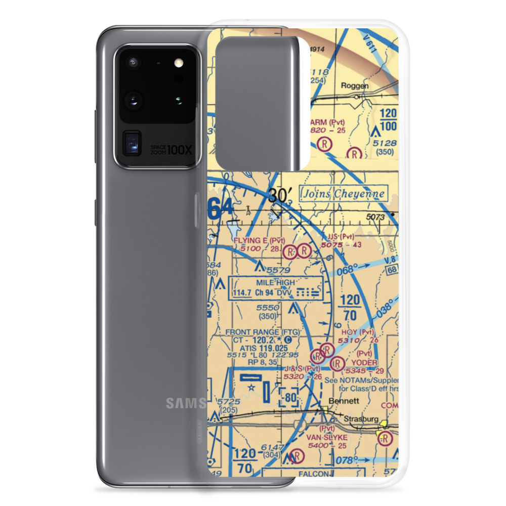 Jjs Airport (CO56) VFR Sectional Samsung Case Samsung Galaxy S20 Ultra model shown