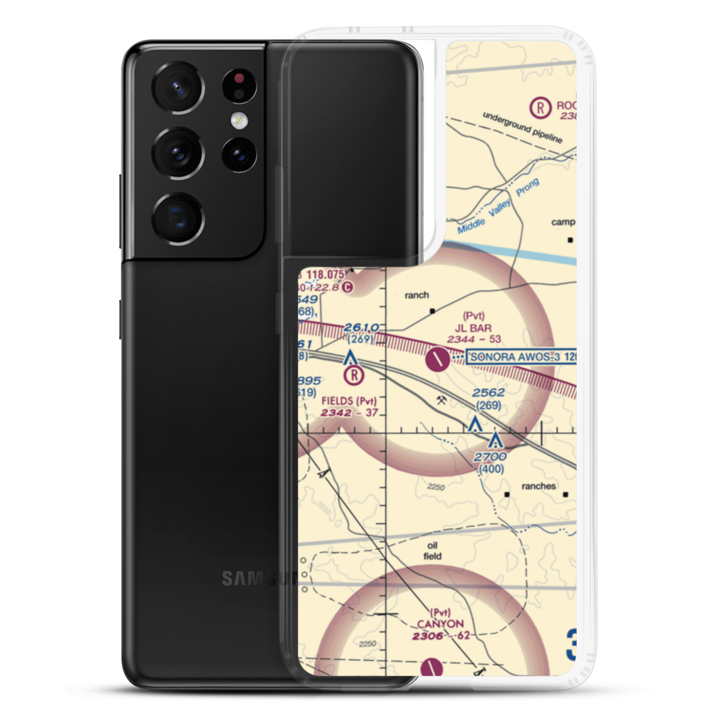 JL Bar Ranch (9TE2) VFR Sectional Samsung Case Samsung Galaxy S21 Ultra model shown
