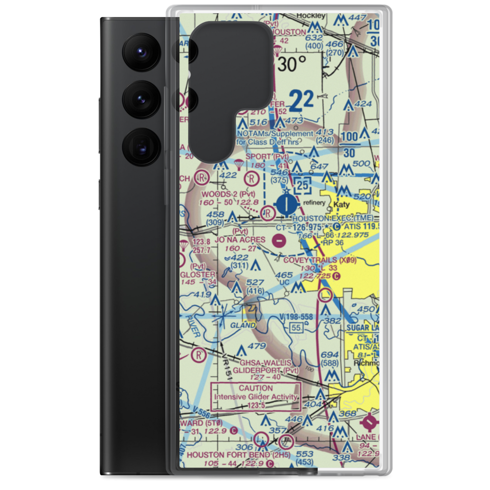Jo Na Acres Airport (TA03) VFR Sectional Samsung Case Samsung Galaxy S22 Ultra model shown