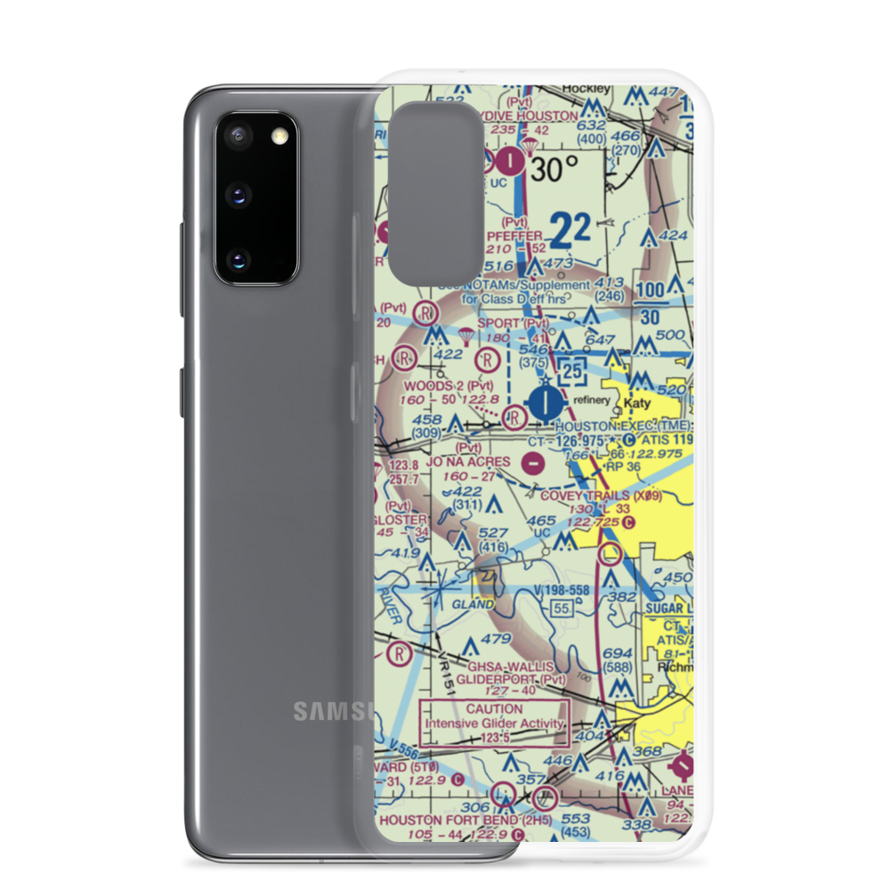 Jo Na Acres Airport (TA03) VFR Sectional Samsung Case Samsung Galaxy S20 model shown