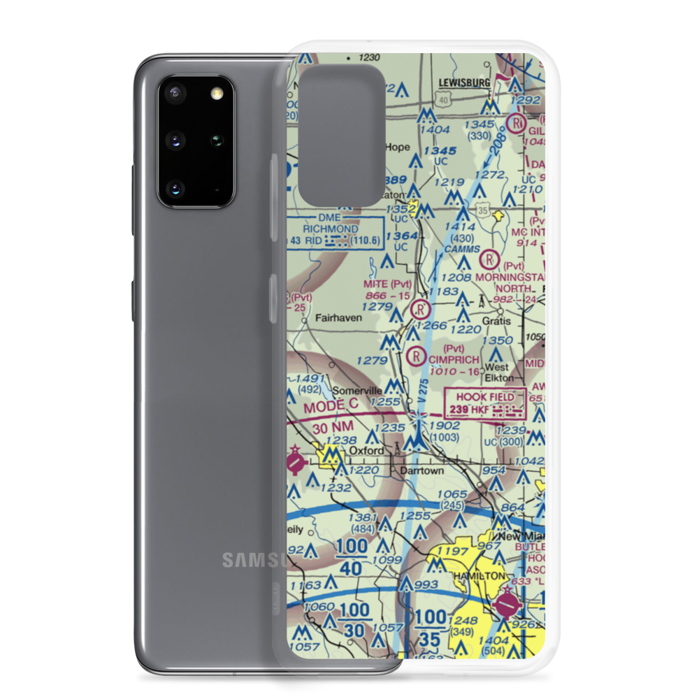Joe Cimprich Airport (90OI) VFR Sectional Samsung Case Samsung Galaxy S20 Plus model shown