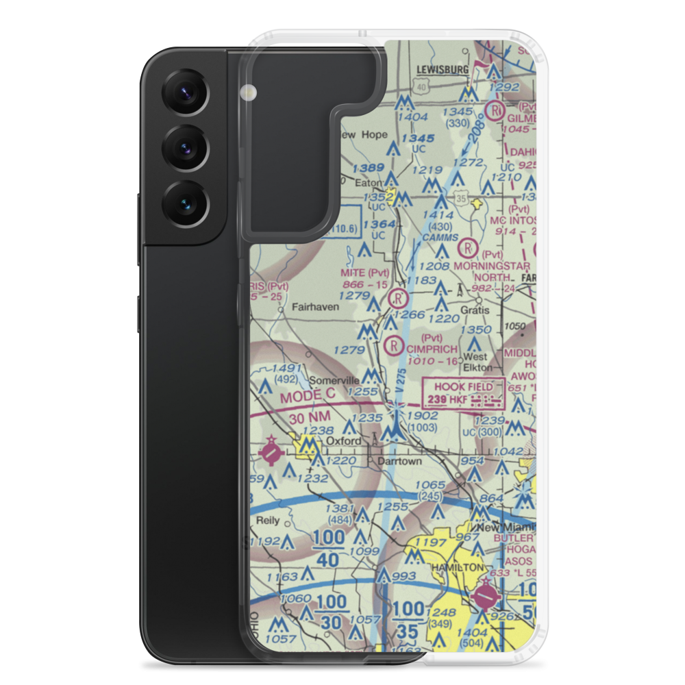 Joe Cimprich Airport (90OI) VFR Sectional Samsung Case Samsung Galaxy S22 Plus model shown