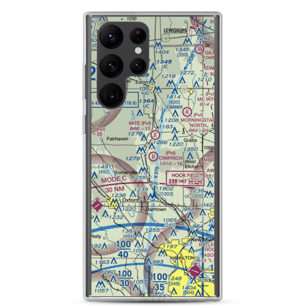 Joe Cimprich Airport (90OI) VFR Sectional Samsung Case Samsung Galaxy S22 Ultra model shown