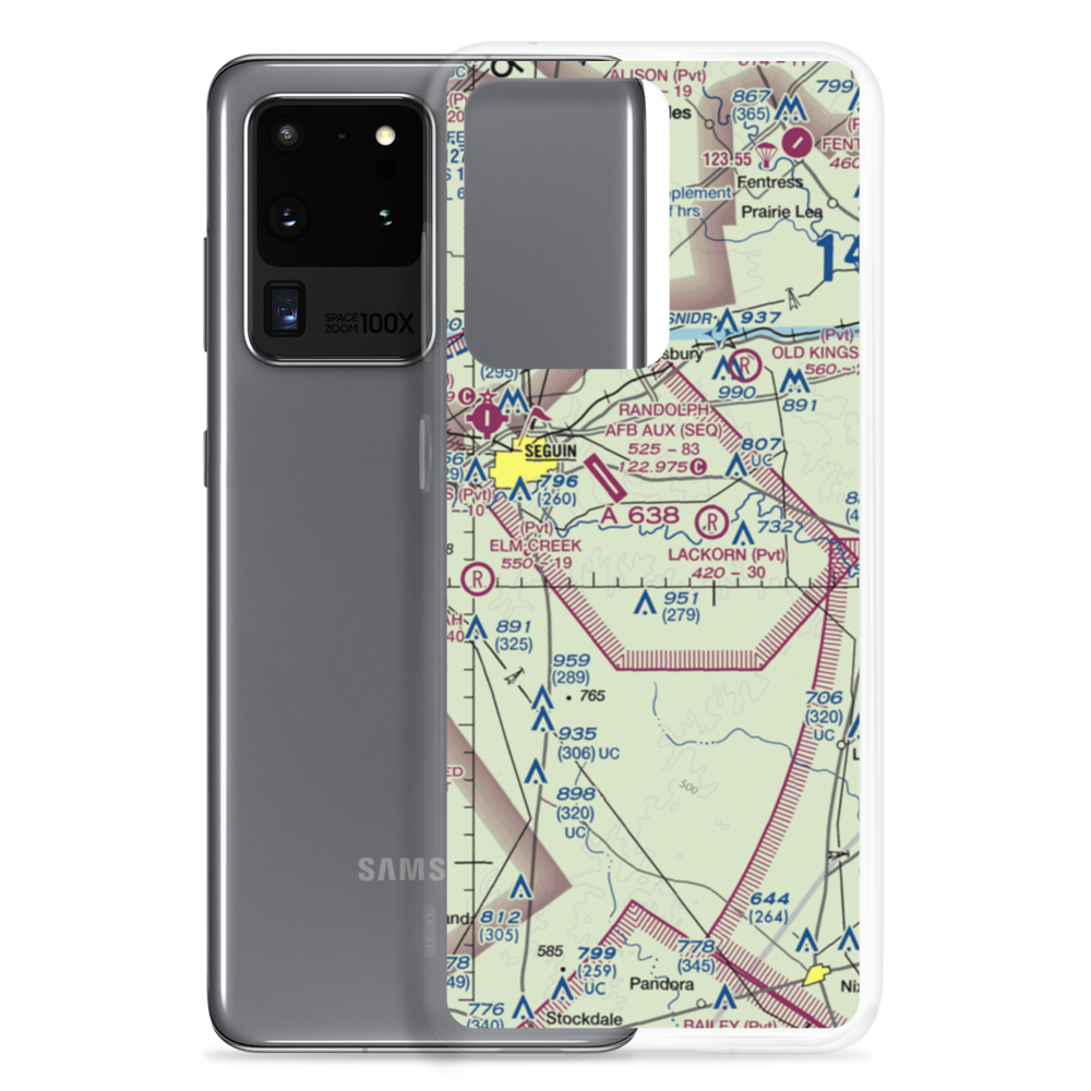 Joe Fleming Field (US-0046) VFR Sectional Samsung Case Samsung Galaxy S20 Ultra model shown