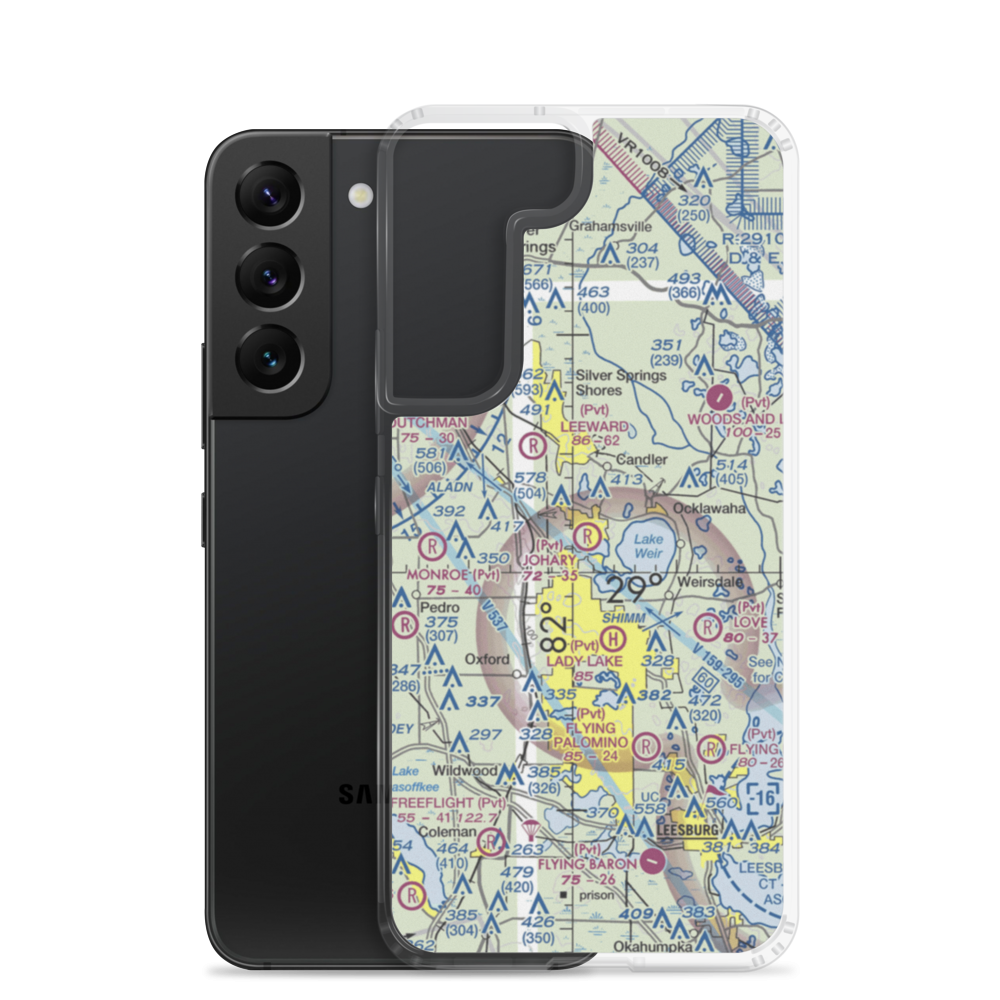 Johary Airport (FL58) VFR Sectional Samsung Case Samsung Galaxy S22 model shown