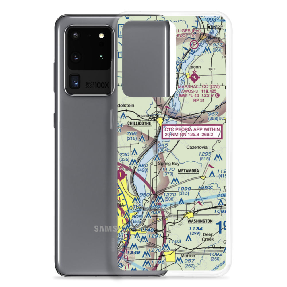 John D Rennick Airport (IS62) VFR Sectional Samsung Case Samsung Galaxy S20 Ultra model shown