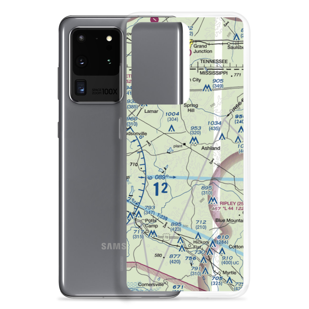 John Farese Airpark (MS14) VFR Sectional Samsung Case Samsung Galaxy S20 Ultra model shown