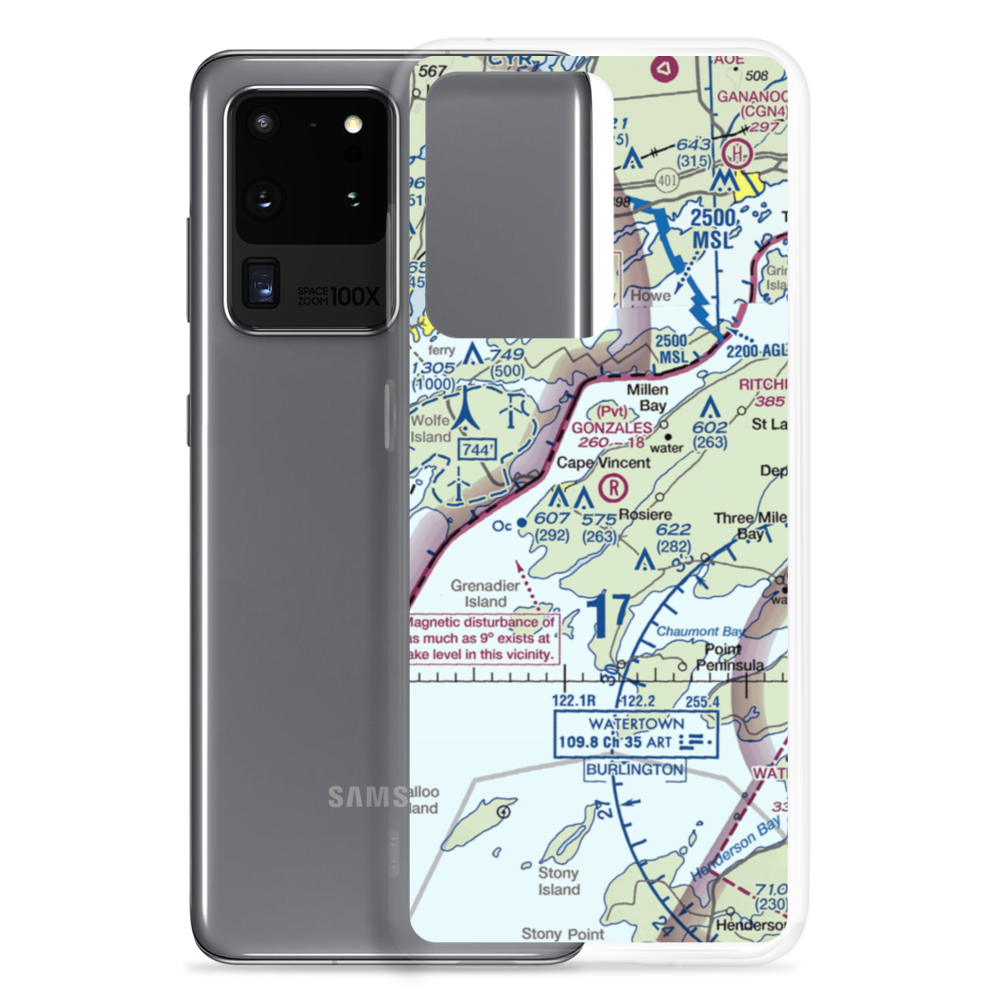 John Gonzales Field (NY69) VFR Sectional Samsung Case Samsung Galaxy S20 Ultra model shown