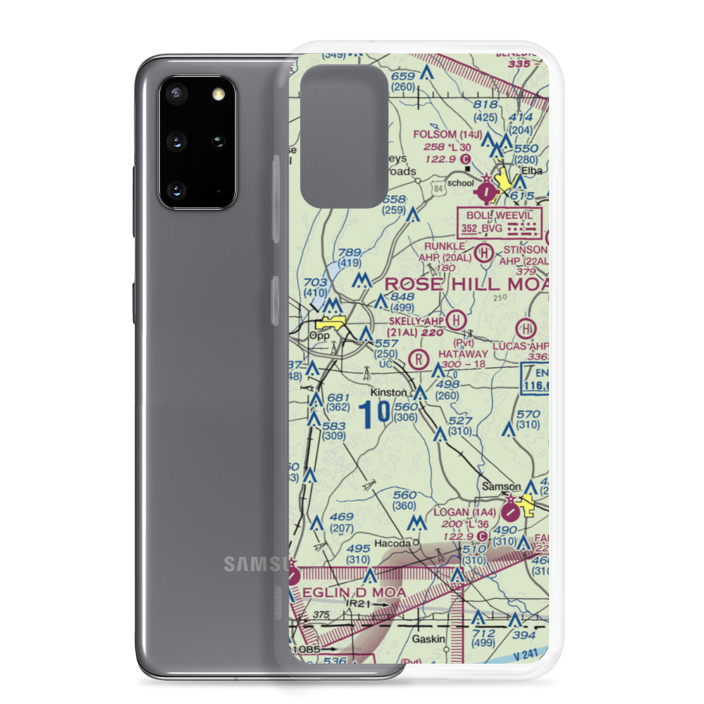 John H Hataway Airport (5AL7) VFR Sectional Samsung Case Samsung Galaxy S20 Plus model shown