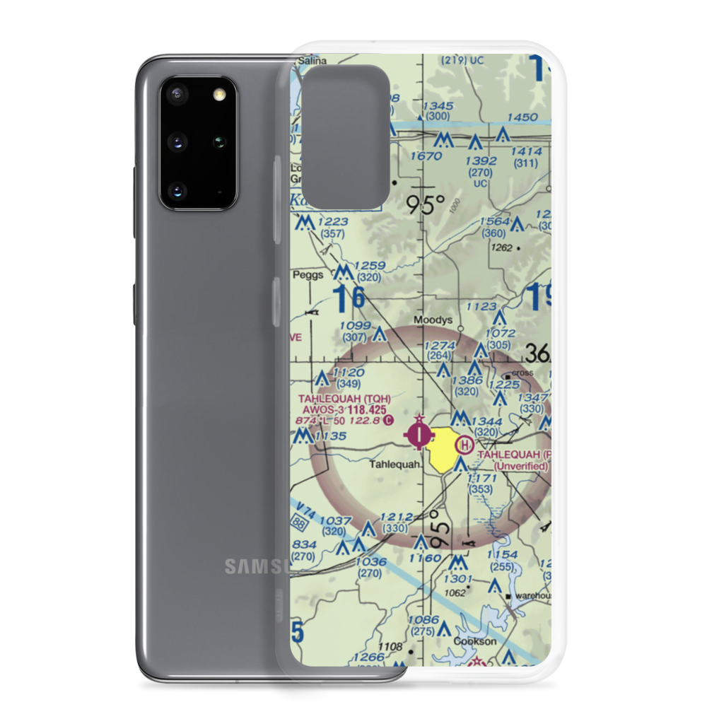 John Reid Airport (6OK1) VFR Sectional Samsung Case Samsung Galaxy S20 Plus model shown