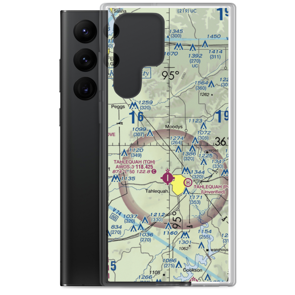 John Reid Airport (6OK1) VFR Sectional Samsung Case Samsung Galaxy S22 Ultra model shown