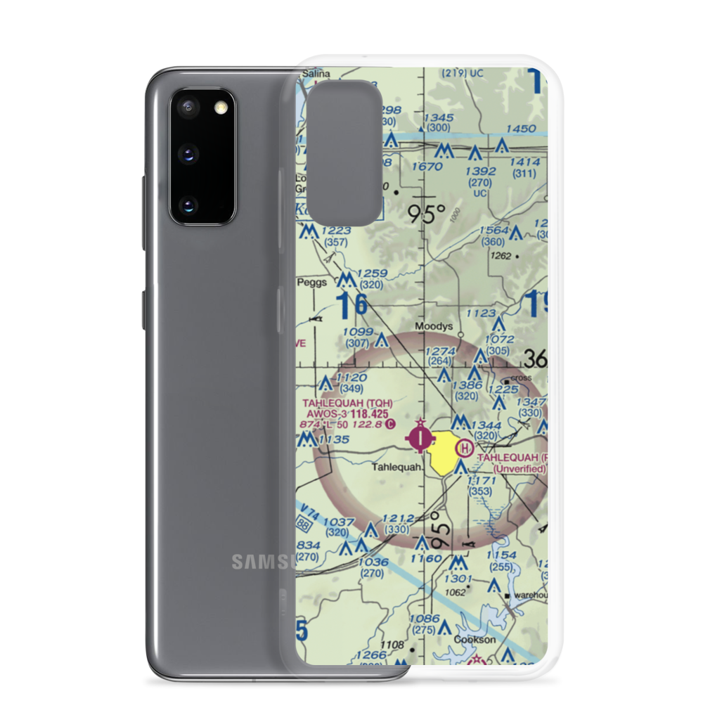 John Reid Airport (6OK1) VFR Sectional Samsung Case Samsung Galaxy S20 model shown
