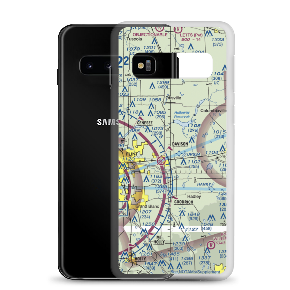 John's Airport (12MI) VFR Sectional Samsung Case Samsung Galaxy S10 model shown