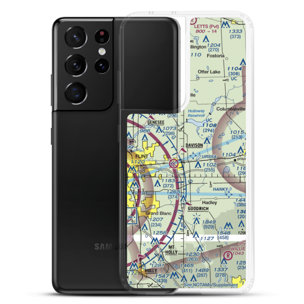 John's Airport (12MI) VFR Sectional Samsung Case Samsung Galaxy S21 Ultra model shown