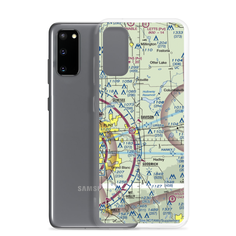 John's Airport (12MI) VFR Sectional Samsung Case Samsung Galaxy S20 model shown
