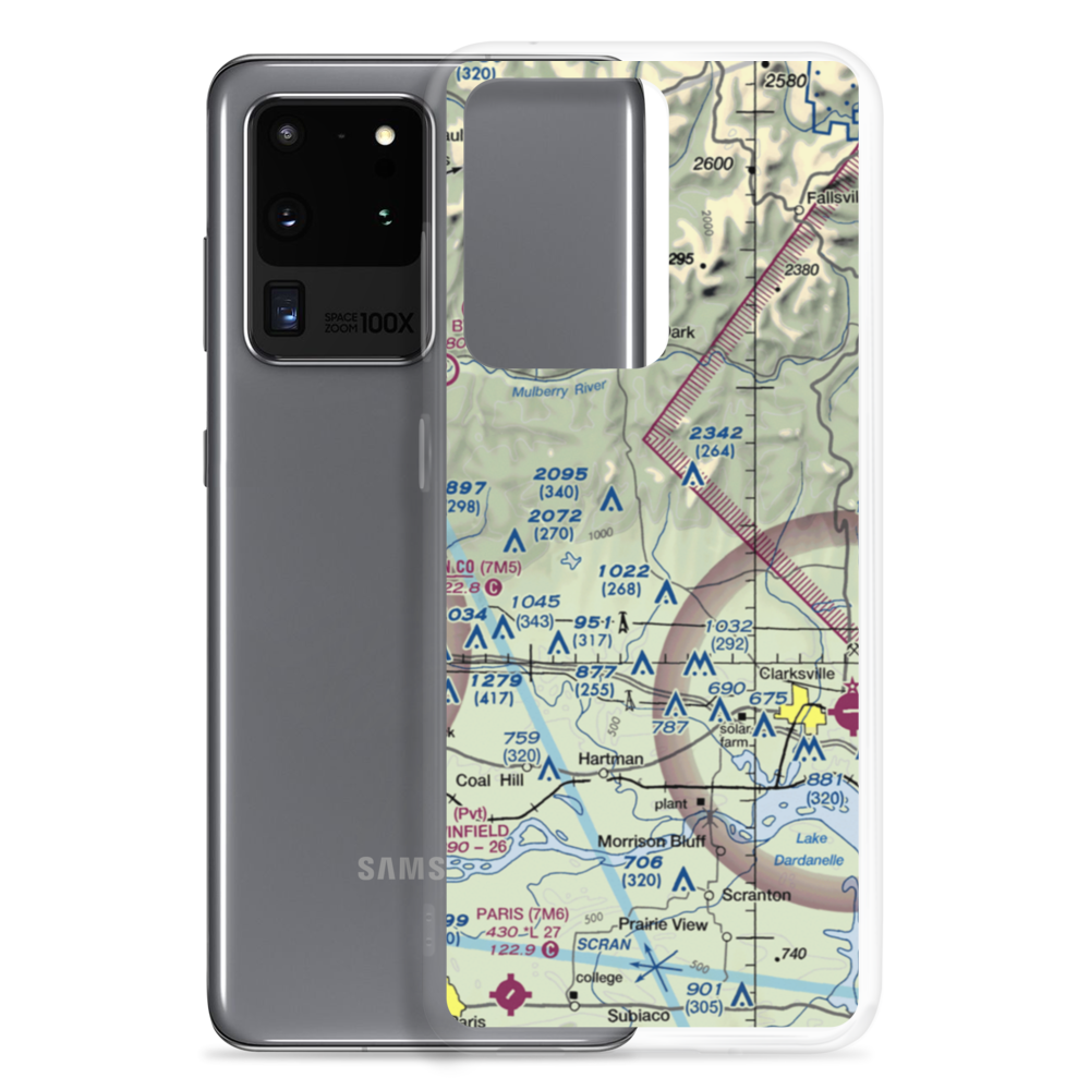 Johnson Farm Lines Airport (US-0014) VFR Sectional Samsung Case Samsung Galaxy S20 Ultra model shown