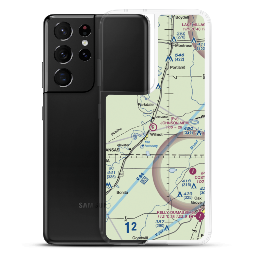 Johnson Memorial Airport (05XS) VFR Sectional Samsung Case Samsung Galaxy S21 Ultra model shown