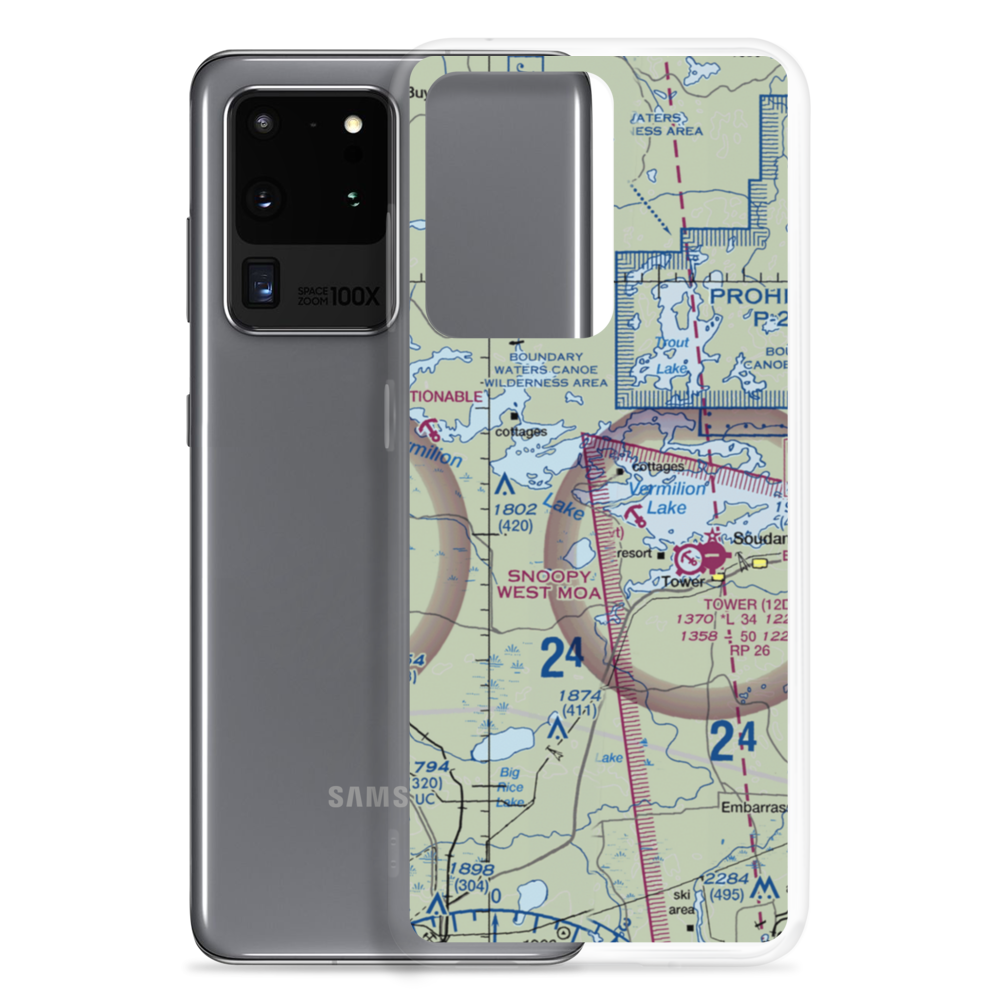 Johnson'S Sea Landing Seaplane Base (MY76) VFR Sectional Samsung Case Samsung Galaxy S20 Ultra model shown