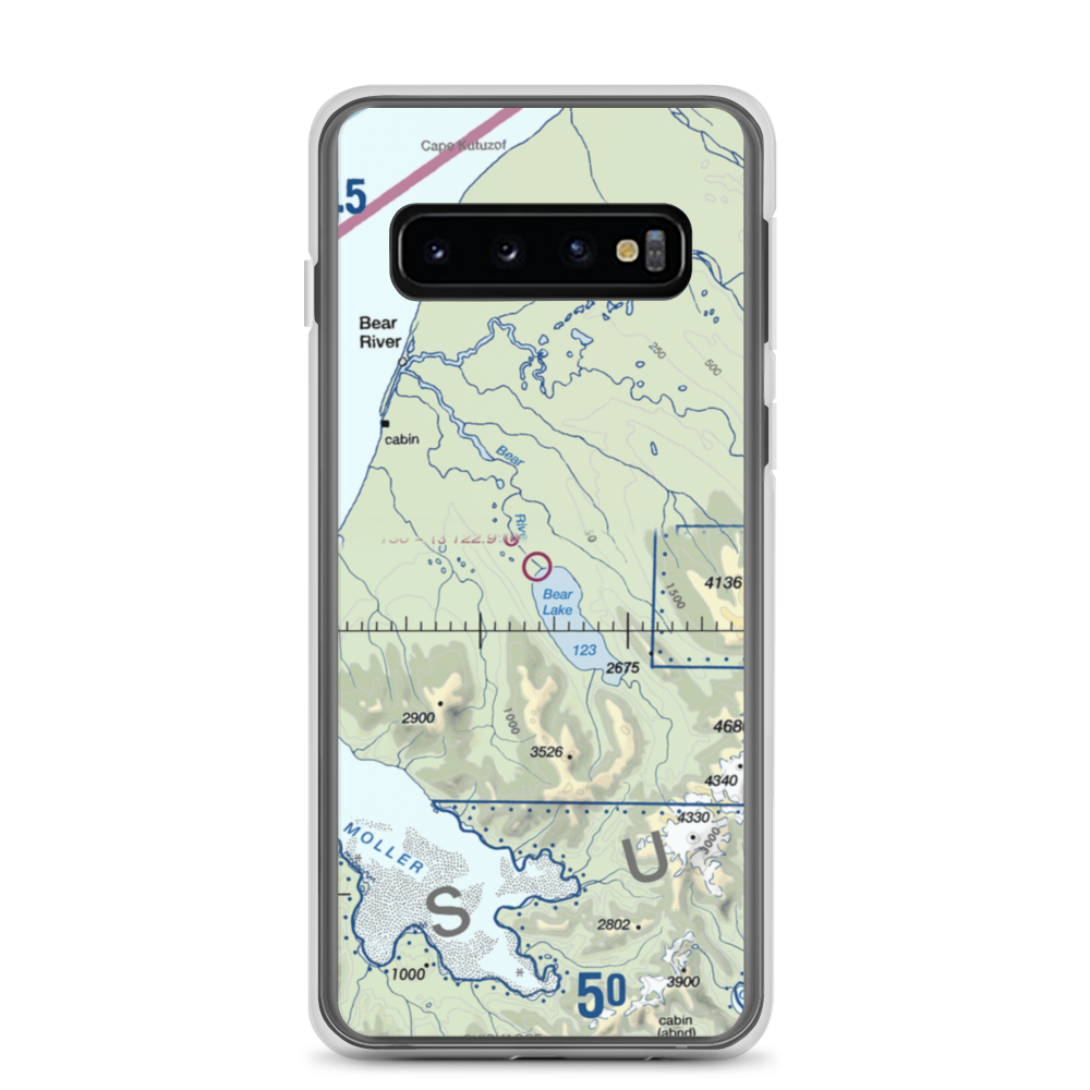 Johnsons Landing Airport (Z52) VFR Sectional Samsung Case Samsung Galaxy S10 model shown