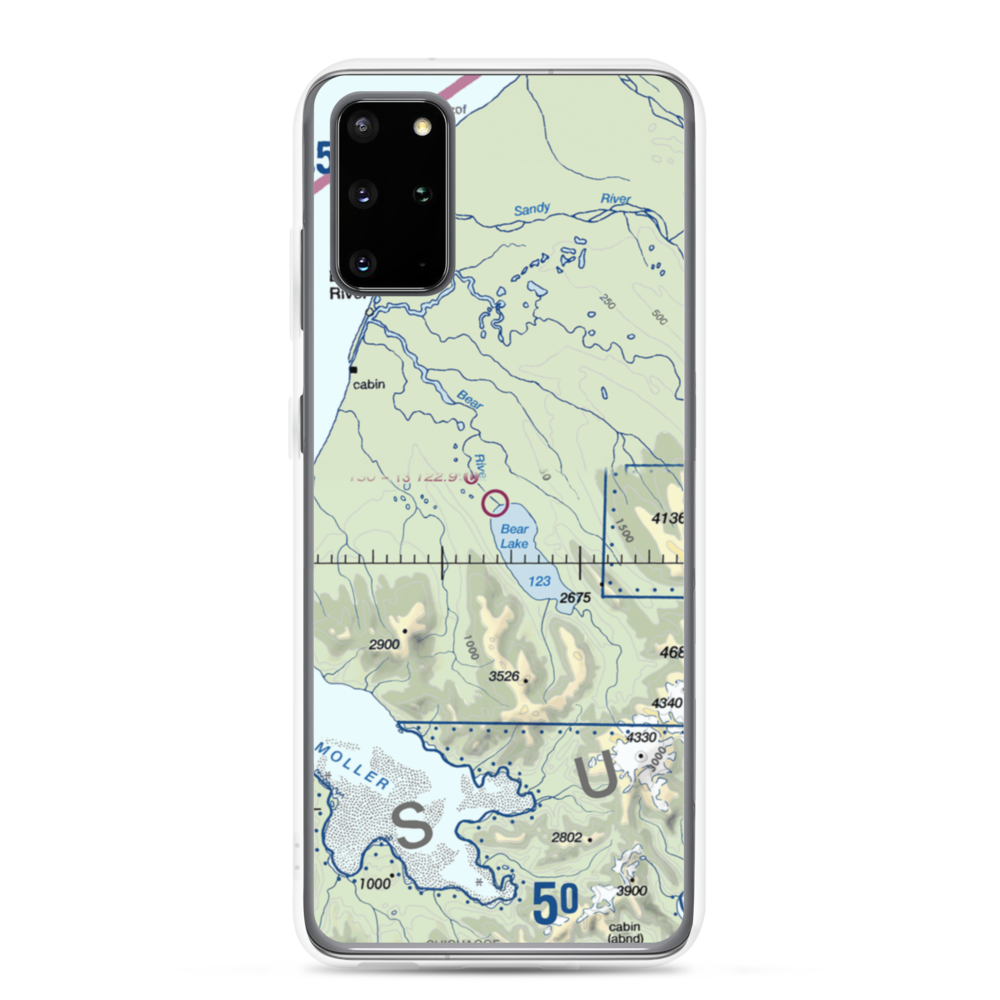 Johnsons Landing Airport (Z52) VFR Sectional Samsung Case Samsung Galaxy S20 Plus model shown